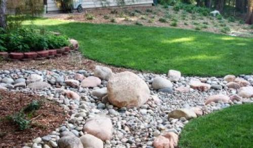 Сухой ручей из цветов. Что представляет собой сухой ручей в ландшафтном дизайне