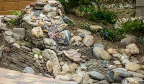 Сухой ручей из цветов. Что представляет собой сухой ручей в ландшафтном дизайне