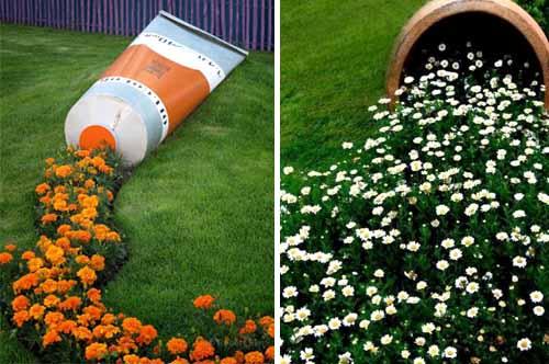 Ручеек из цветов. 10 секретов дизайна клумбы «Цветочный ручей».