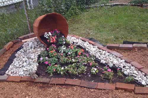 Ручеек из цветов. 10 секретов дизайна клумбы «Цветочный ручей».