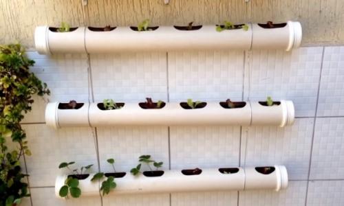 Вертикальная клумба из трубы своими руками. 5 простых идей изготовления клумбы из труб у себя на даче