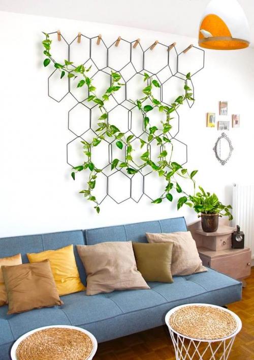 Оформление интерьера цветами в горшках на подоконниках. Оформление интерьера с помощью комнатных растений