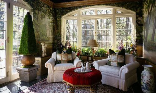 Тропические растения и другие виды в зимнем саду. Стили зимних садов и советы по оформлению