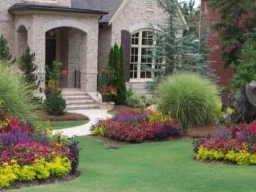 Готовая схема роскошного белого цветника. Схемы круглых клумб из многолетников 38