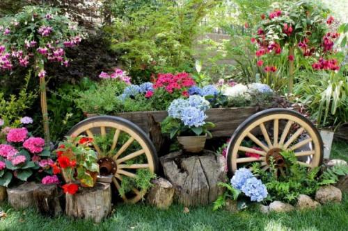 Идеи для сада своими руками. 90 идей украшений для сада своими руками (фото)