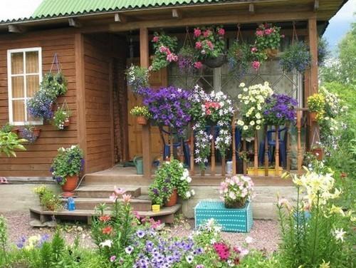 Кашпо для цветов подвесные. Любителям подвесных кашпо для сада, созданных своими руками