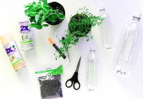 Горшки для цветов своими руками из пластиковых бутылок. Горшки-котики из пластиковых бутылок