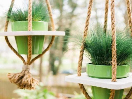 Горшки для цветов своими руками. Шедевр из ничего 06