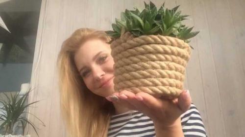 Горшки для цветов своими руками. Шедевр из ничего 05