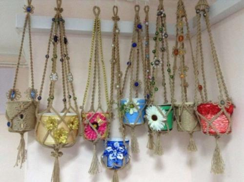 Кашпо своими руками для комнатных цветов. (+115 фото) Кашпо для цветов: как сделать своими руками, необычные идеи