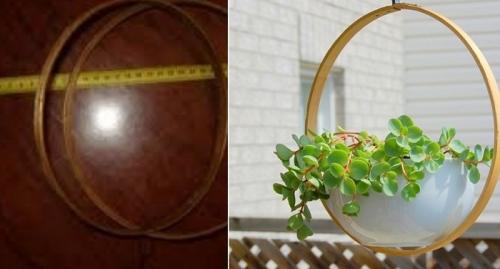 Эффектные подвесные кашпо из подручных материалов. Подготовка заготовок 14