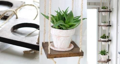 Эффектные подвесные кашпо из подручных материалов. Подготовка заготовок 21